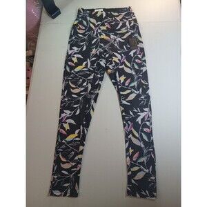 DG2 by Diane Gilman Slim and Sleek Moss Jersey Knit Printed Legging, XS